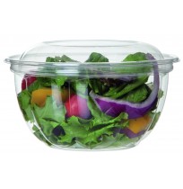 Bowl para ensalada compostable + tapa PLA