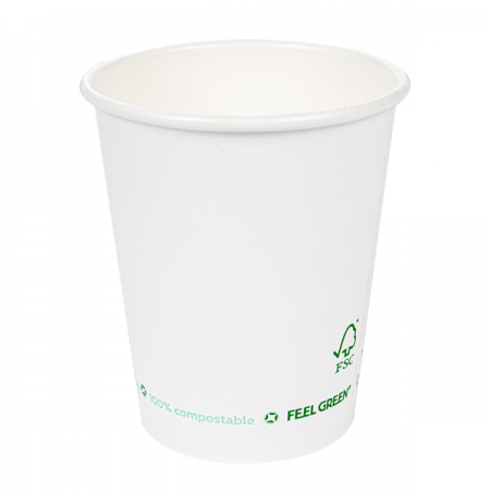 Vaso de cartón 8oz PLAST FREE